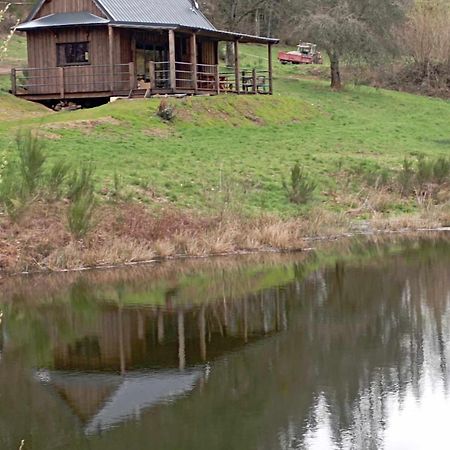 A La Cabane Des Bois Dessus Tiny Gite Alligny-en-Morvan Exterior foto