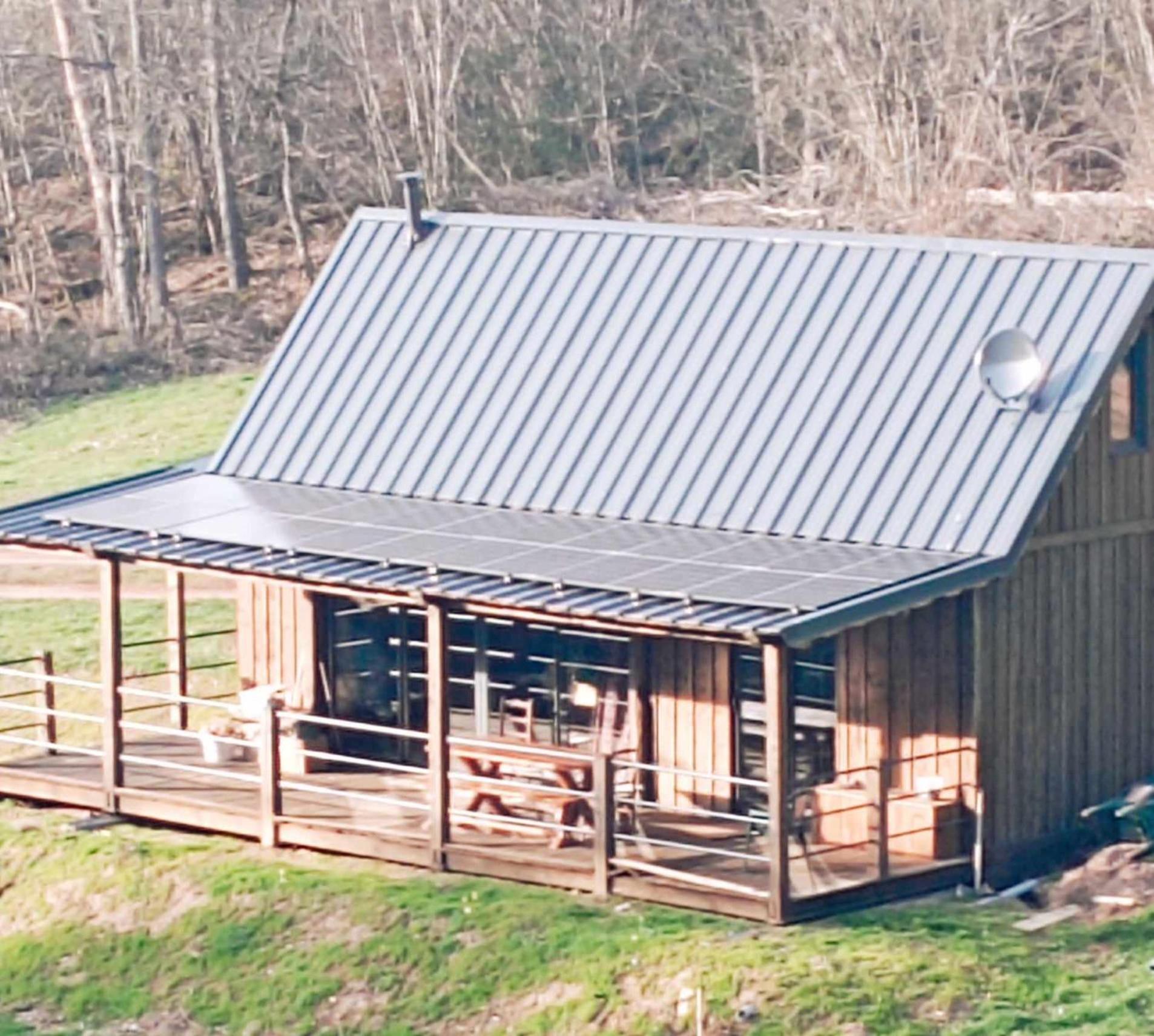 A La Cabane Des Bois Dessus Tiny Gite Alligny-en-Morvan Exterior foto
